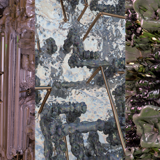 Stills from Untitled video, 3 channel colour video, 9:16, 2016