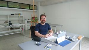 Christopher Strong in his Rimbun Dahan studio